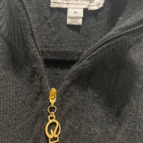 St. John Sport 100% Cashmere Jacket - Picture 4 of 5